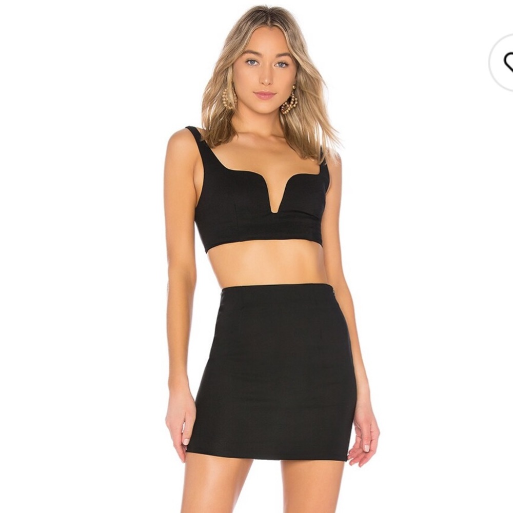 By the Way cecilia square neck set black - medium - REVOLVE